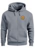 Zip Hoodie Herren Outdoor Motiv Bäume Sweatjacke mit Kapuze Logoprint Fashion Streetstyle Neverless®preview