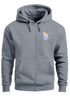 Zip-Hoodie Herren Polygon Wolf Wald Sweatjacke Kapuze Print Outdoor Zipjacke Männer Fashion Neverless®preview