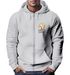 Zip-Hoodie Herren Retro Sweatjacke mit Kapuze Good Vibes Logo Motiv Zipjacke Männer Fashion Streetstyle Neverless®preview