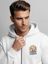 Zip-Hoodie Herren Retro Sweatjacke mit Kapuze Good Vibes Logo Motiv Zipjacke Männer Fashion Streetstyle Neverless®preview