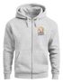 Zip-Hoodie Herren Retro Sweatjacke mit Kapuze Good Vibes Logo Motiv Zipjacke Männer Fashion Streetstyle Neverless®preview