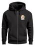 Zip-Hoodie Herren Retro Sweatjacke mit Kapuze Good Vibes Logo Motiv Zipjacke Männer Fashion Streetstyle Neverless®preview