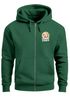 Zip-Hoodie Herren Retro Sweatjacke mit Kapuze Good Vibes Logo Motiv Zipjacke Männer Fashion Streetstyle Neverless®preview
