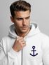 Zip-Hoodie Herren Sweatjacke mit Kapuze Anker Logo Print Männer Fashion Streetstyle Neverless®preview