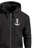 Zip-Hoodie Herren Sweatjacke mit Kapuze Anker Logo Print Männer Fashion Streetstyle Neverless®preview