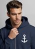 Zip-Hoodie Herren Sweatjacke mit Kapuze Anker Logo Print Männer Fashion Streetstyle Neverless®preview