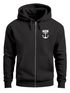 Zip-Hoodie Herren Sweatjacke mit Kapuze Moin Nordisch Anker Print Zipjacke Männer Fashion Streetstyle Neverless®preview