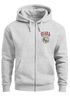 Zip Hoodie Herren Sweatjacke mit Kapuze Osaka Tiger Logo Print Zipjacke Männer Fashion Streetstyle Neverless®preview