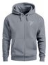 Zip-Hoodie Herren Sweatjacke mit Kapuze Polygon Print Vogel Origami Männer Fashion Streetstyle Neverless®preview