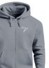Zip-Hoodie Herren Sweatjacke mit Kapuze Polygon Print Vogel Origami Männer Fashion Streetstyle Neverless®preview