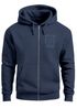 Zip Hoodie Herren Sweatjacke mit Kapuze Print Aufdruck Motiv Zipjacke Männer Fashion Streetstyle Neverless®preview